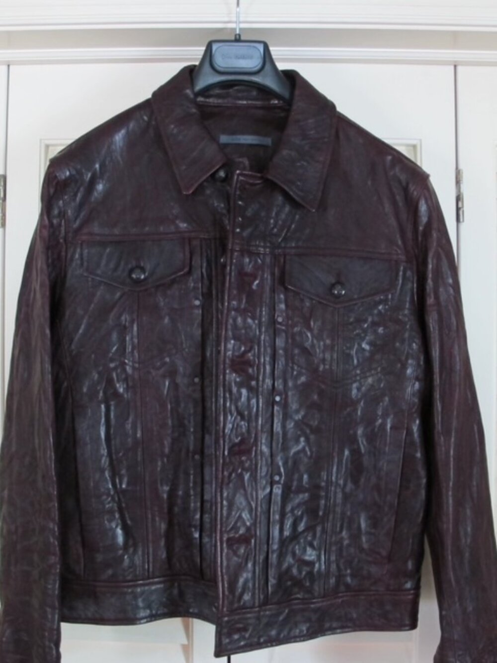 John Varvatos Men's Leather Jacket